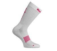 Kempa - Calze da Uomo, Uomo, Logo Classic, Bianco/Rosa, FR : chaussettes : 39-42 (Taille Fabricant : 36-40)