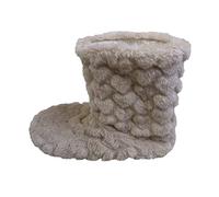 Calze Pantofole da donna, fodera in pile spesso, calde, antiscivolo, calze invernali morbide e soffici per dormire casual a casa, grigio 2, 35 EU