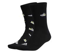 Calze per bambini adidas Run X Ultraboost Shoe Love Graphic (x2) Noir 25/27