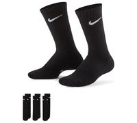 Calzini da tennis Nike Youth Performance Cushioned Crew 3P - Nero (38-42)