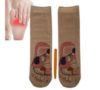 Calze per riflessologia, calze rilassanti con strumenti, per massaggio ai piedi per riflessologia, per dopo lavoro, post-esercizio, casa, viaggi, fine settimana, vacanze, mattina, sera