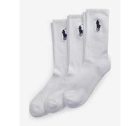 Calze Ralph Lauren Big Pony (3 paia) bianco