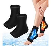 Calze refrigeranti, 2 pezzi, fasce refrigeranti, per caviglie e caviglie, riutilizzabili, per terapia a freddo per tendinite d'Achille, fascite plantare, distorsioni, lesioni sportive