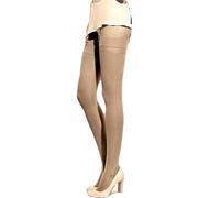 1000 Sexy Calze da Reggicalze NUDE TAN in Nylon con RIGA Dietro Velate 15 Denari