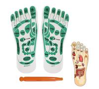 Calze Riflessologia Del Piedi: Fibra Elastico Calze Separate, Calze Piedi Riflessologia | Massaggio Del Piedi Multiuso Di Calzini Per La Casa, Dor