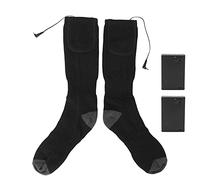 Calze riscaldate elettricamente ricaricabili a batteria, calze riscaldate, addensano calze riscaldate elettricamente per uomini e donne, calze termiche, per escursioni, inverno, sci all'aperto, S