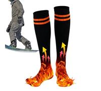 Calze riscaldate elettriche, riscaldate rapidamente, a lunga durata, invernali, da uomo, a batteria, per pesca, sci, escursioni, campeggio, sport, ciclismo, passeggiate