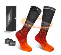 Calze Riscaldate per Uomo e donna Calzini Elettrici 7.4V 2200MAH Batteria Ricaricabile Scaldapiedi Invernali per Sport Esterno Pesca Escursionismo Ciclismo Caccia Calze Calde Interni