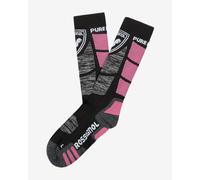 Calze Rossignol Pure Elite nero opaco rosa donna - L