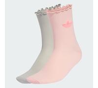 ADIDAS ORIGINALS Calzino 'Ruffle 2 Pairs' grigio / rosa Donna ADIDAS ORIGINALS 46-48
