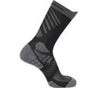 Salomon - Aero Crew - Calze da running EU 42-44 grigio/nero