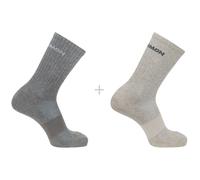SALOMON Evasion Crew 2-pack - Unisex - Grigio - Taglia 45-47- modello 2025
