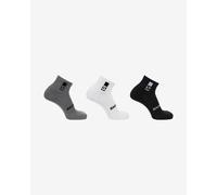 Calze Salomon Everyday Ankle 3-Pack grigio scuro bianco nero - XL