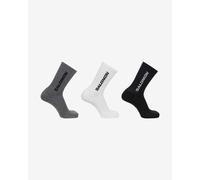 Calze Salomon Everyday Crew 3-Pack grigio scuro bianco nero - M
