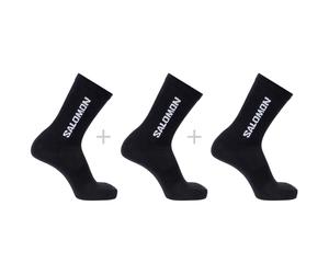 Calze Salomon Everyday Lite Crew 3-Pack Dimensioni dei calzini: 45-47 / Colore: nero