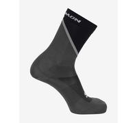 Calze Salomon Pulse Crew grigio scuro nero - L