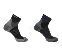 Calze Salomon X Ultra Access Quarter 2-Pack Dimensioni dei calzini: 36-38 / Colore: grigio