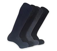 Calze Sanitarie Uomo Lunghe 4 Paia Caldo Cotone Senza Elastico