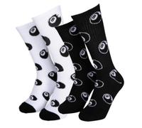 Calze Santa Cruz Winkowski Eight Balls Black and White - 2 Pack