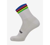 Santini calzini unisex per i campionati del mondo uci bianco