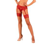 Obsessive Calze donna Lacelove Stockings Rosse XS/S