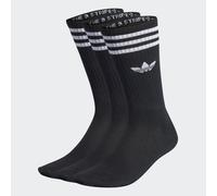 Calze Solid Crew (3 paia) Black 31-33