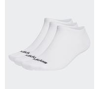 Calze sottili a taglio basso lineari 3 paia White / Black 46-48