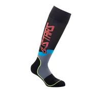 Calze tecniche Alpinestars MX PLUS-2 Nero Giallo Fluo Corallo