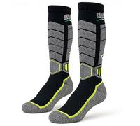 Calze Tecniche in Lana Merino, Lunghe, Made in Italy - 1 Paio (tg 35-38) - Traspiranti, Antibatteriche, Ultra Comode per Trekking, Escursionismo, Outdoor, Sci