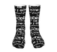 Calze Termiche I'M A Drop The F Bomb Kind Of Mom Antiodore Crew-Smlx Calze Comodi Calzini Sportive Per Calcio Sport Corsa