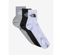 Calze The North Face Multisport Cush Quarter bianco nero grigio (3 paia) - L