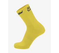 Santini Overall Leader Socks-Tour Ufficiale della Francia Calzini, Giallo, XL Unisex-Adulto