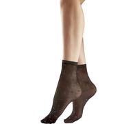 Calze Trasparenti Alla Caviglia Con Punti Luccicanti Nere/Oro - NPAXX9