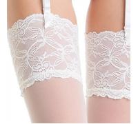 Calze trasparenti Gatta Venus opache larghe 15 cm (5,9 pollici) con corona...