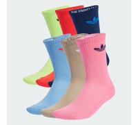 Calze Trefoil Cushion Crew (6 paia) Ash Blue / Night Indigo / Lucid Red 31-33