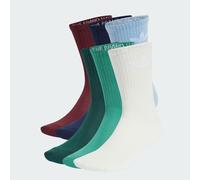 Calze Trefoil Cushion Crew (6 paia) Off White / Semi Court Green / Collegiate Green 46-48
