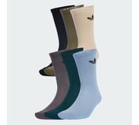 ADIDAS ORIGINALS Calzino 'Trefoil' beige / blu chiaro / oliva / petrolio / nero, Taglia 40-42