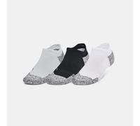 Calze Under Armour ArmourDry® Pro No Show unisex - Confezione da 3 paia Nero / Bianco / Castlerock M
