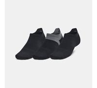 Calze Under Armour ArmourDry® Run Lite No Show Tab unisex - Confezione da 3 paia Nero / Nero / Riflettente XL