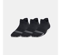 Calze Under Armour Breathe No Show Tab da donna - Confezione da 3 paia Nero / Nero / Jet Grigio TAGLIA UNICA
