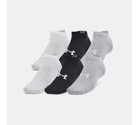 Calze Under Armour Essential Low Cut unisex - Confezione da 6 paia Nero / Nero / Halo Grigio L