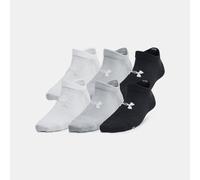 Calze Under Armour Essential No Show da bambini - Confezione da 6 paia Nero / Nero / Halo Grigio XS