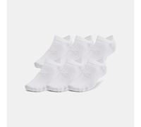 Calze Under Armour Essential No Show unisex - Confezione da 6 paia Bianco / Bianco / Halo Grigio XL