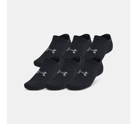 Calze Under Armour Essential No Show unisex - Confezione da 6 paia Nero / Nero / Castlerock S