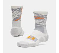 Calze Under Armour Explor Wool Hike Crew unisex Bianco Clay / Acciaio / Outrageous Arancione M