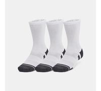 Calze Under Armour Performance Tech™ Crew unisex - Confezione da 3 paia Bianco / Bianco / Jet Grigio L