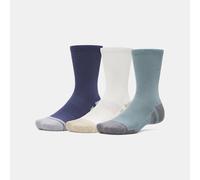 Calze Under Armour Performance Tech™ Crew unisex - Confezione da 3 paia Jasper Blu / Summit Bianco / Castlerock L