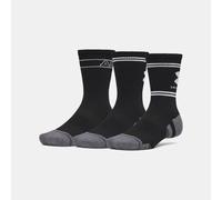 Set di calzini Under Armour New UA Perf Tech Nov 3Pk Crw Dimensioni dei calzini: 42-47,5 / Colore: nero