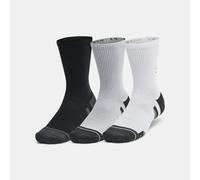 Set di calzini Under Armour Unisex Perf Tech 6Pk Crew Dimensioni dei calzini: 47,5 - 50,5 / Colore: nero/bianco