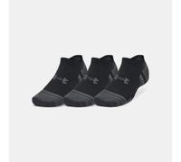 Calze Under Armour Performance Tech No Show unisex - Confezione da 3 paia Nero / Nero / Jet Grigio M
